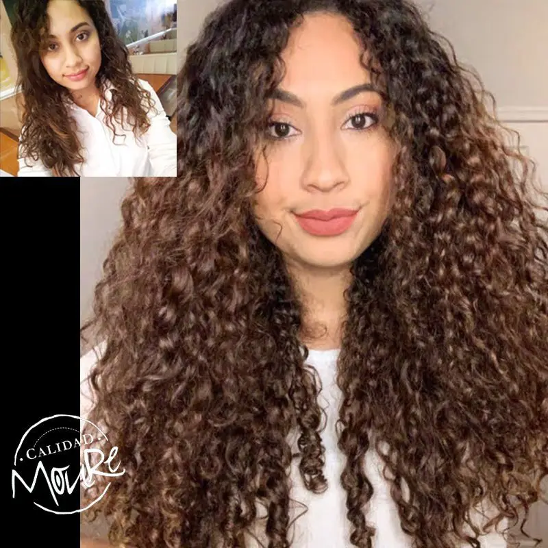 Extensiones Moure antes y despues queratina de grapas adhesivas y de hilo (4)